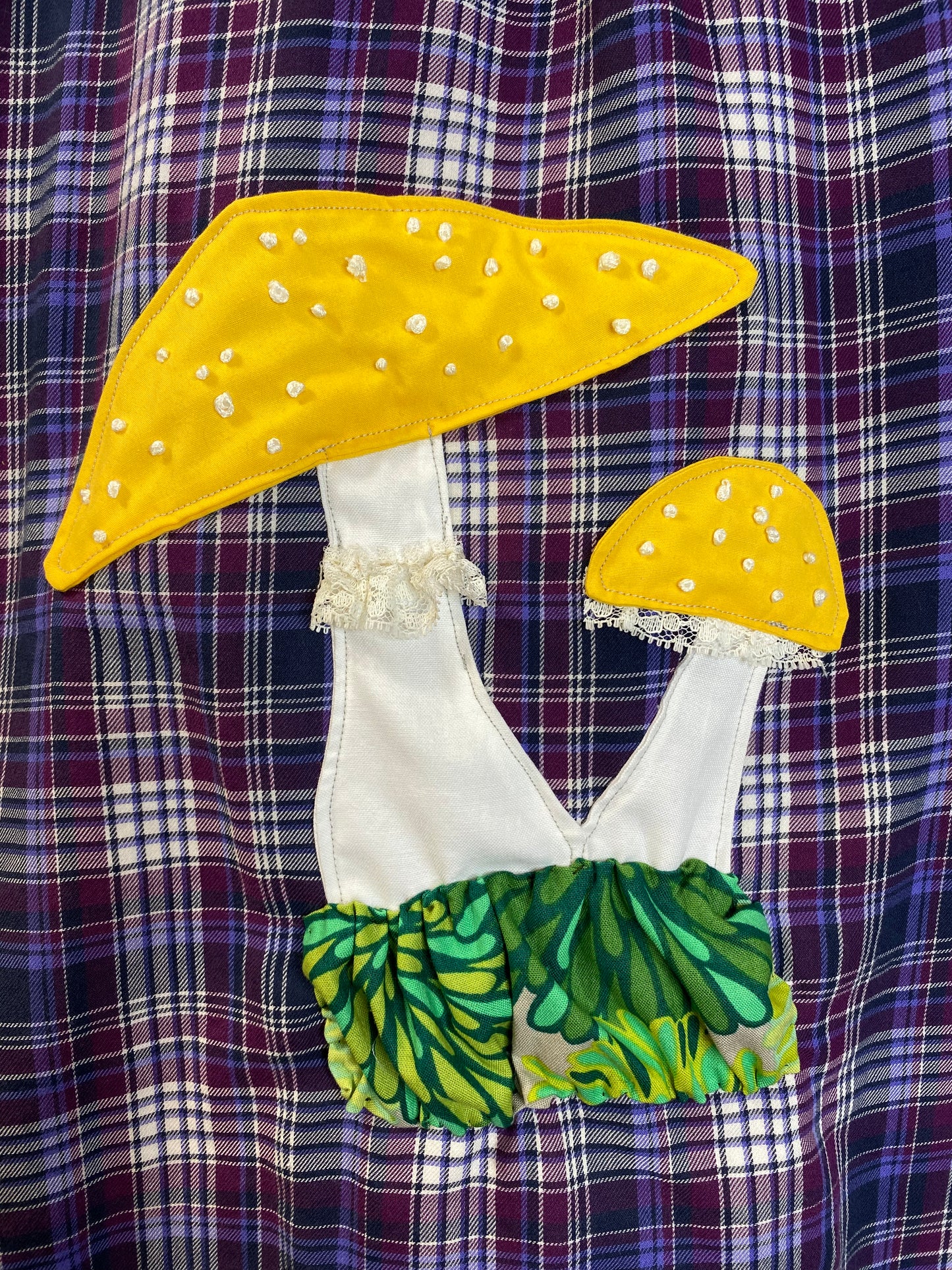 Amanita gemmata and Bolete, Insulated Flannel, Large