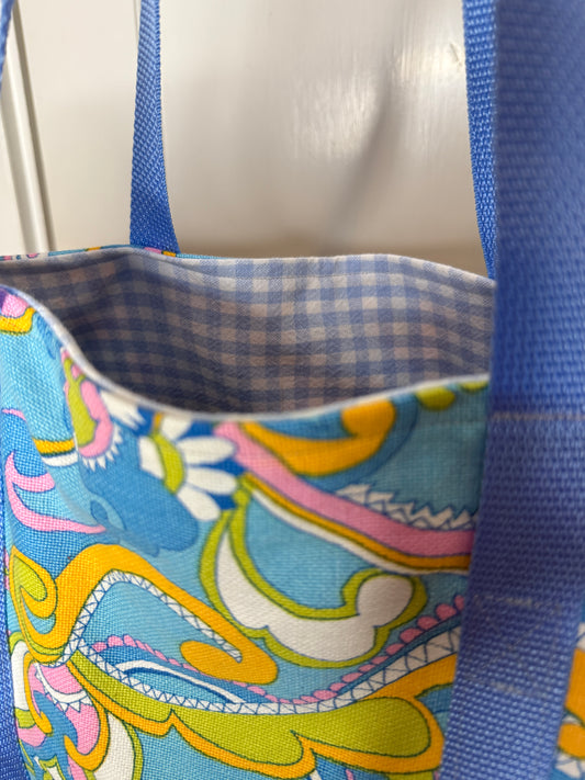 Vintage Fabric Tote Bag