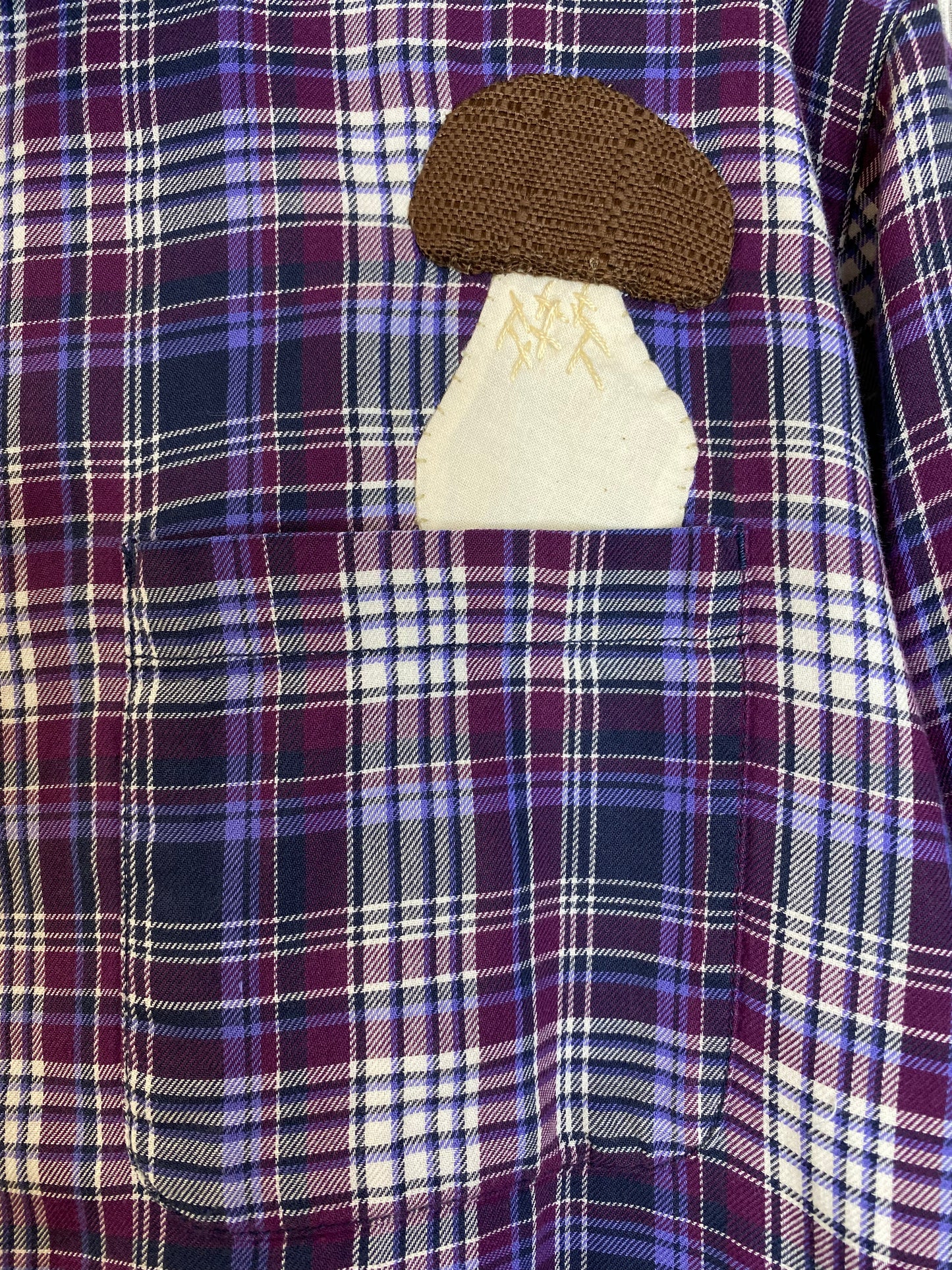 Amanita gemmata and Bolete, Insulated Flannel, Large