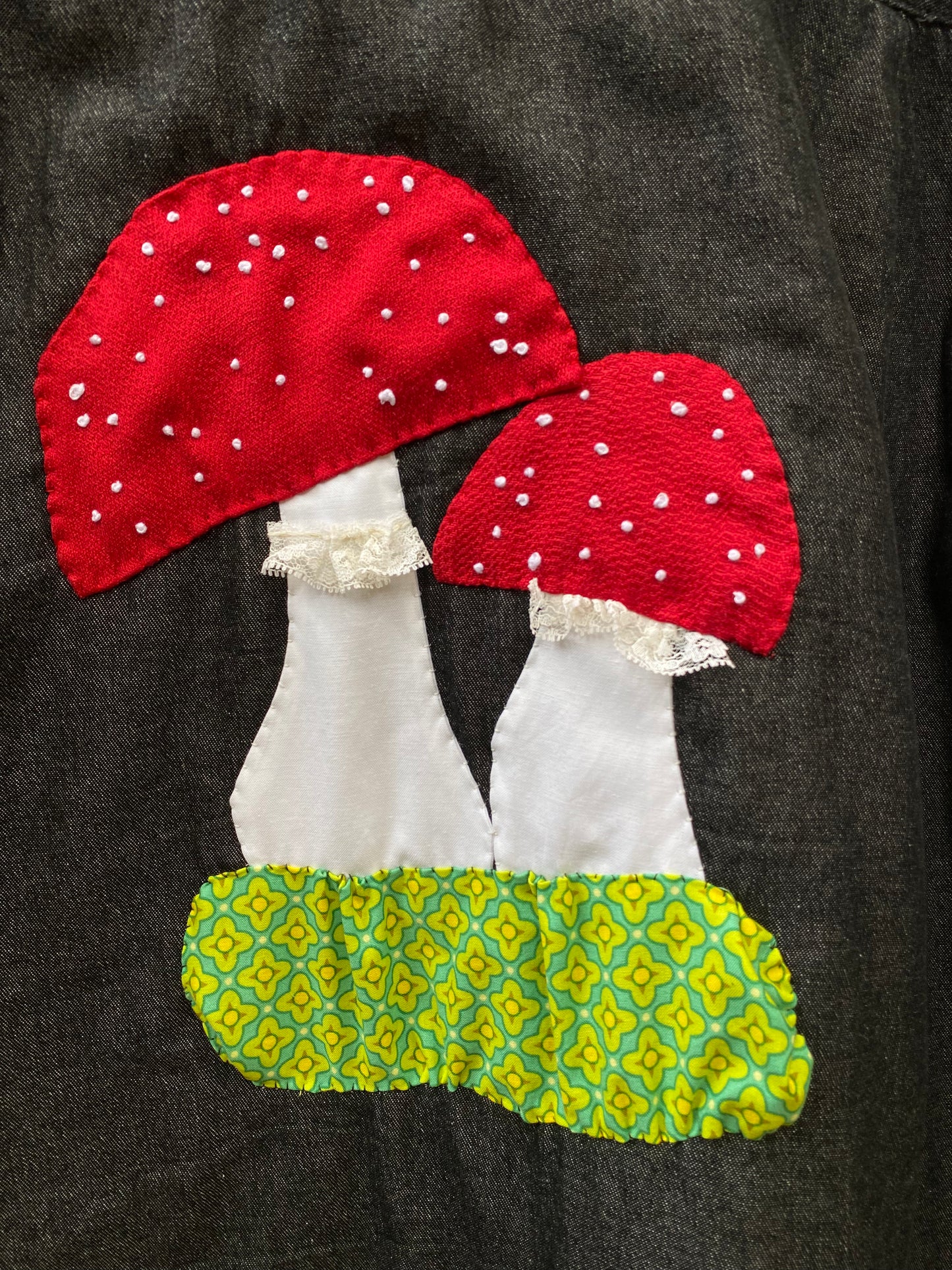 Amanita Insulated Flannel with Pockets! Large, heather black