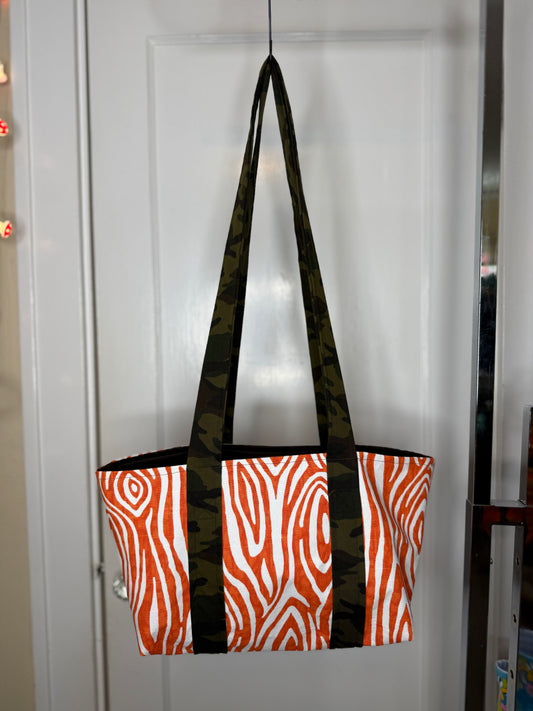 Wood Grain Mini Tote Bag