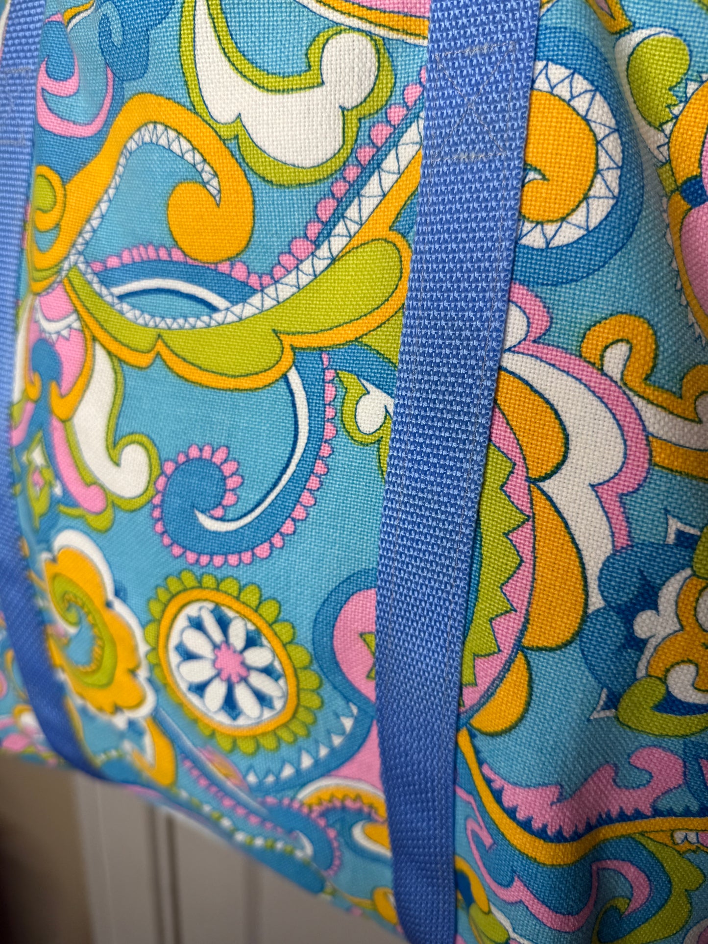 Vintage Fabric Tote Bag