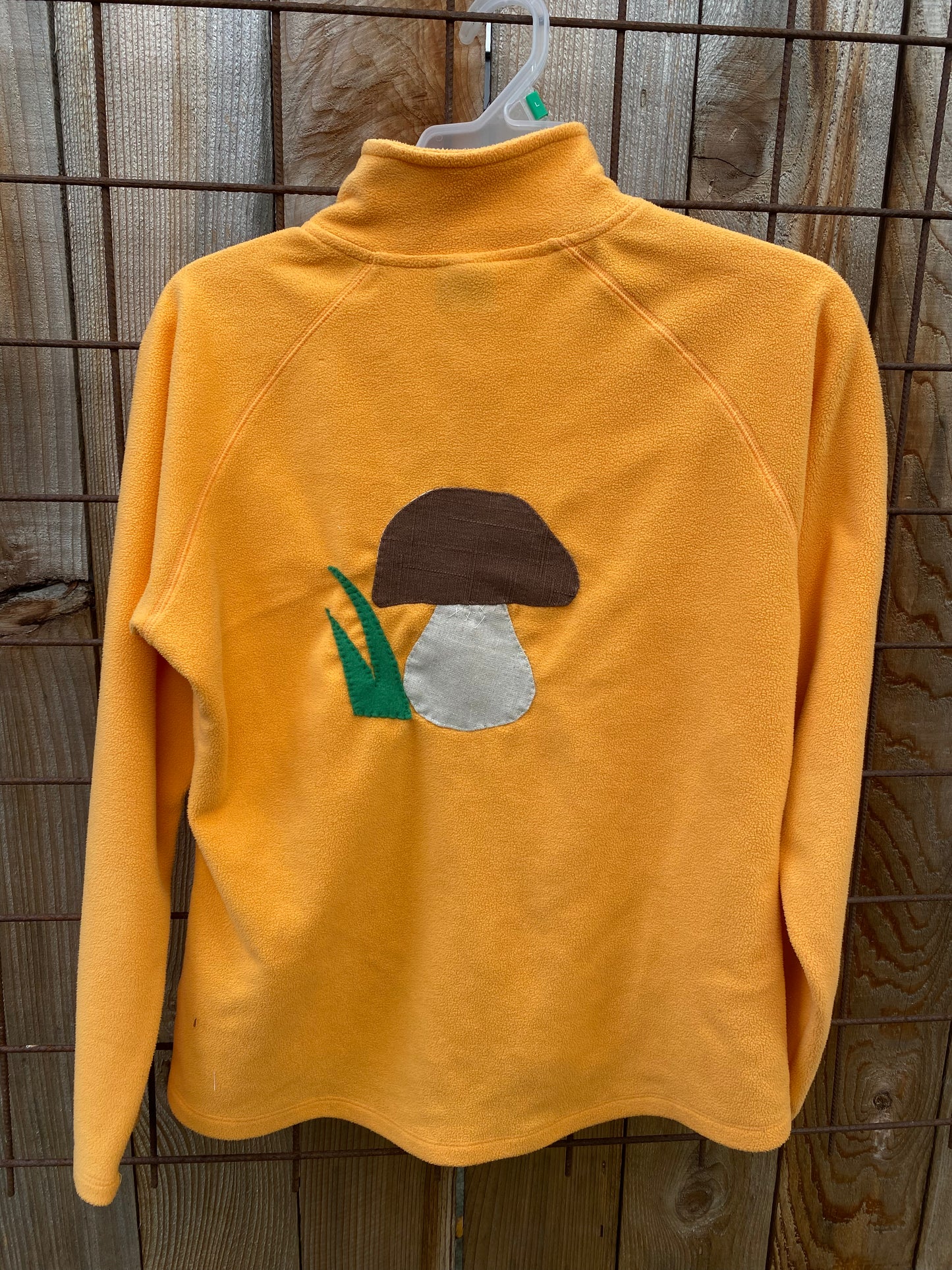 Bolete and Amanita Fleece top, Small