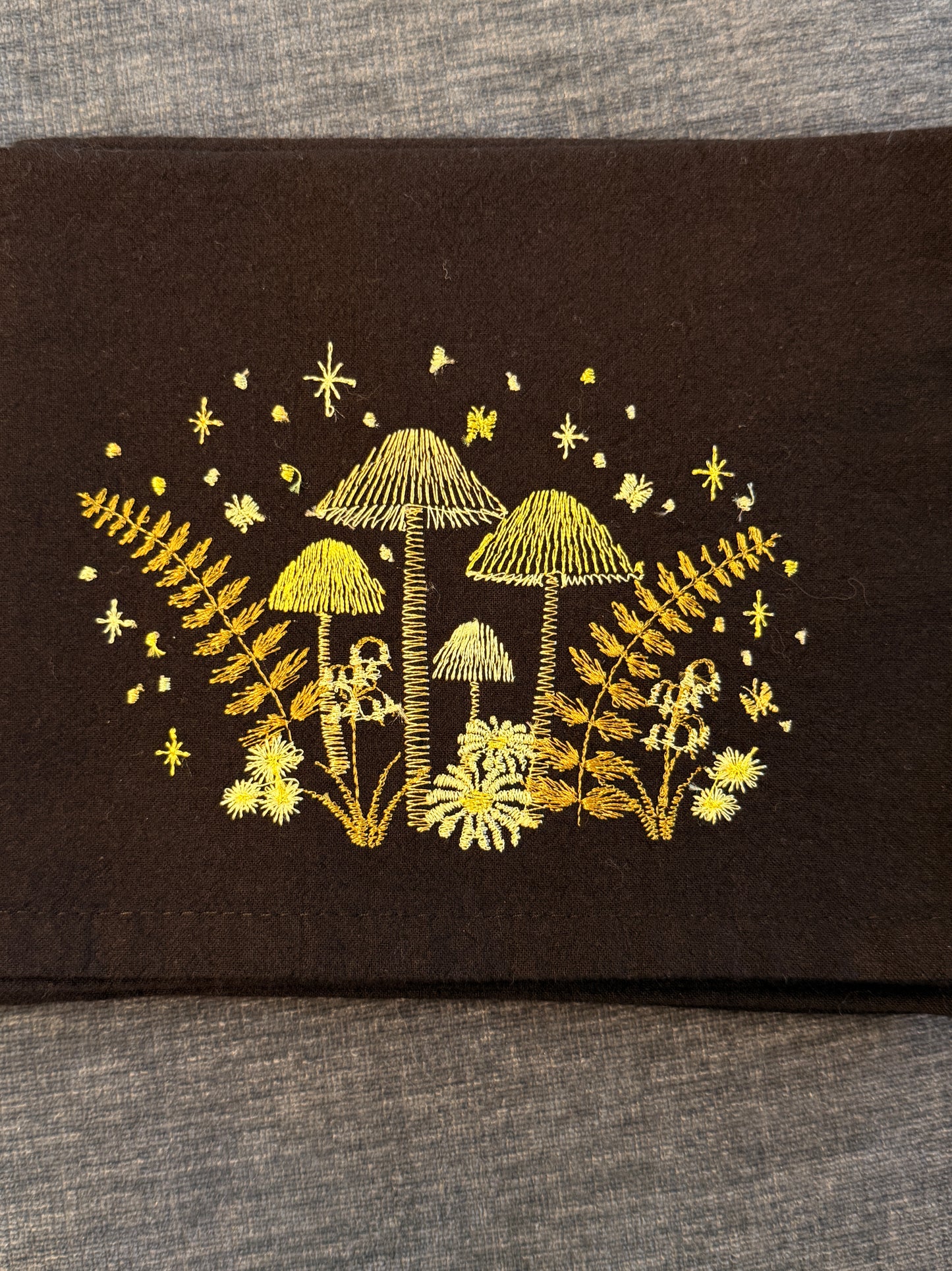Single Golden Hour Mushroom Towel
