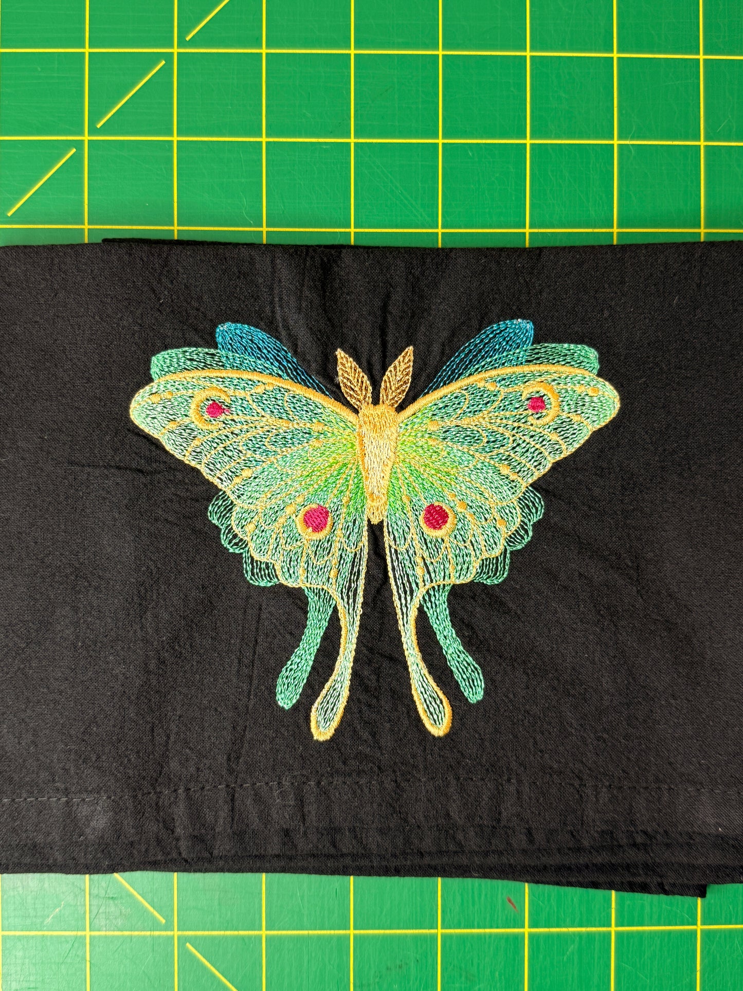 Luna Moth towel