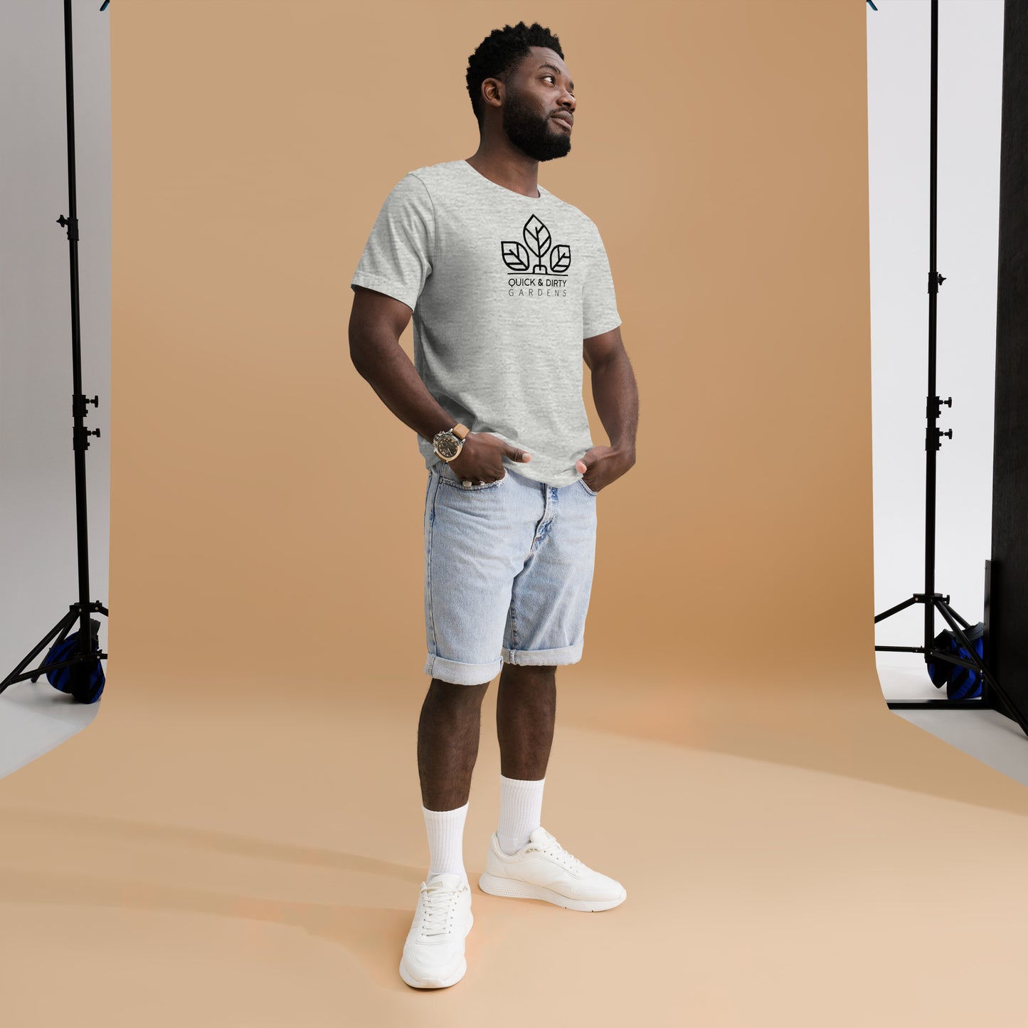 Quickanddirtygardens logo t-shirt