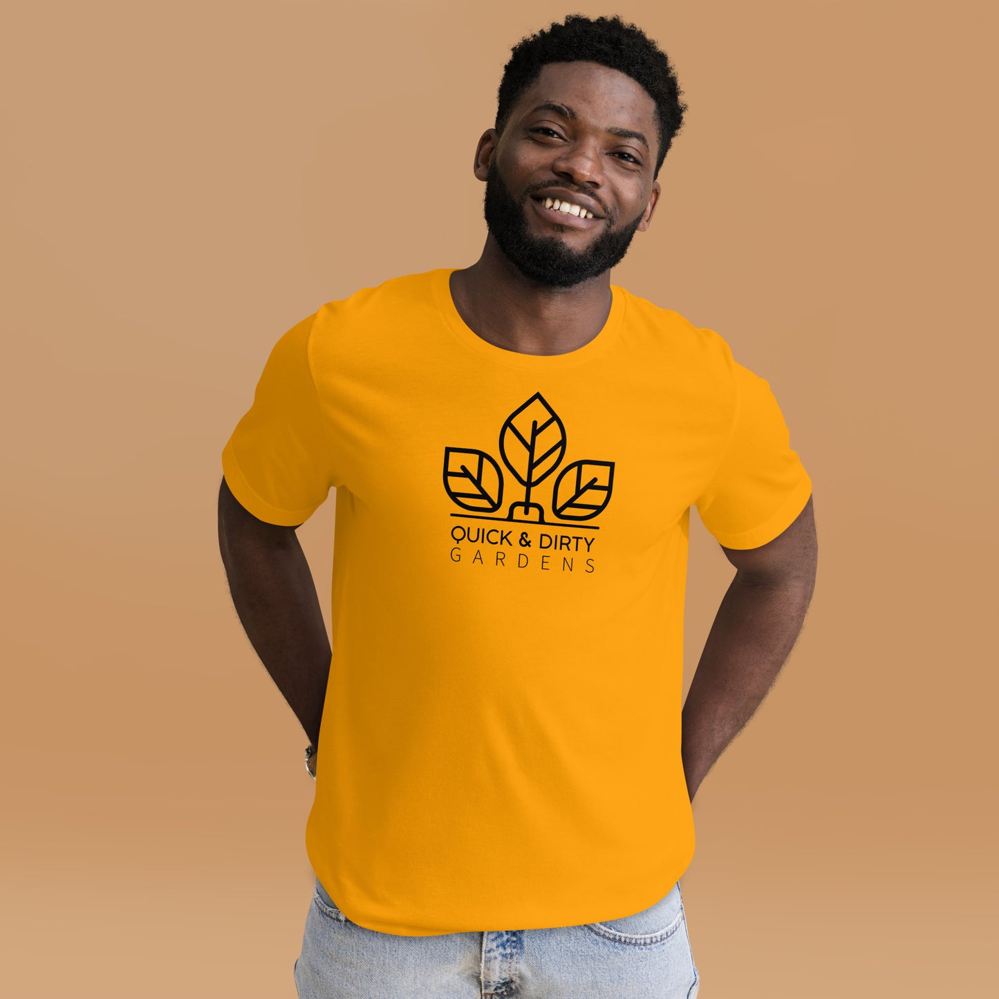 Quickanddirtygardens logo t-shirt