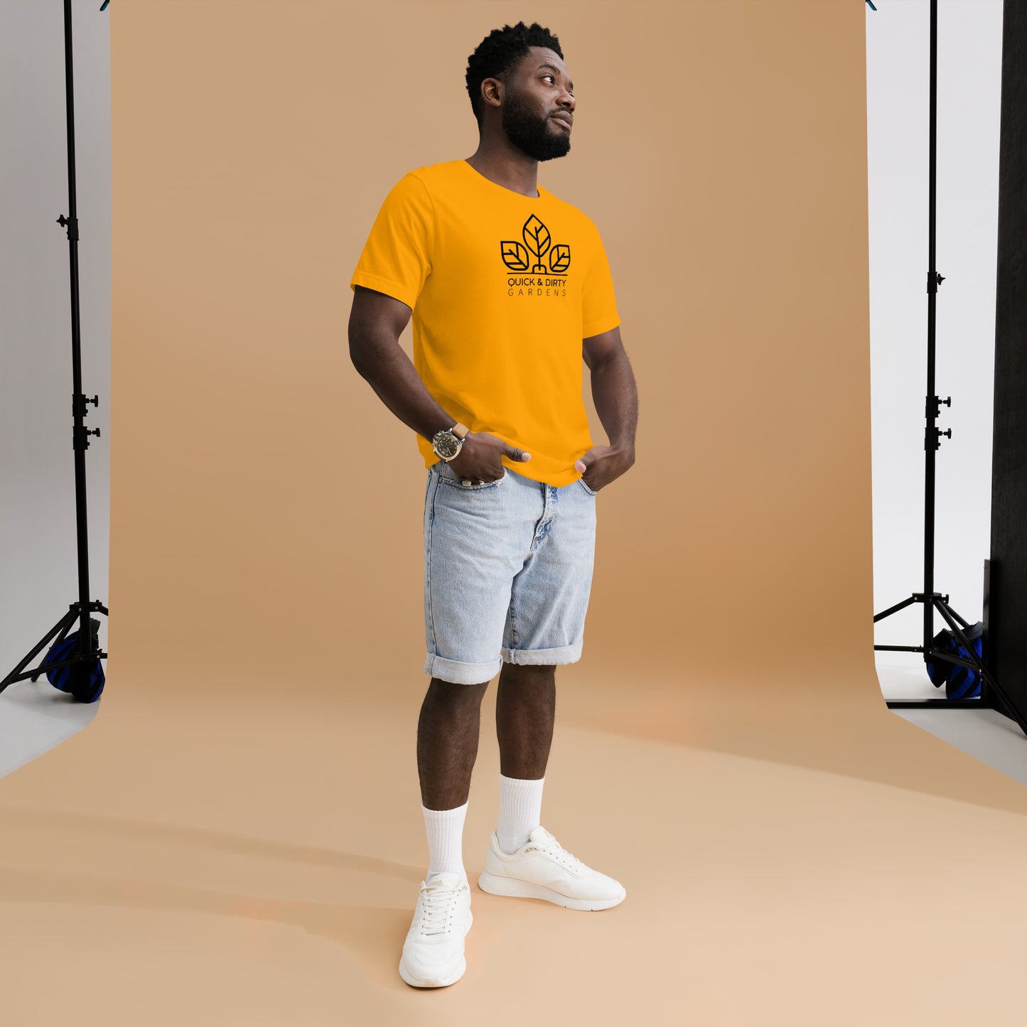 Quickanddirtygardens logo t-shirt