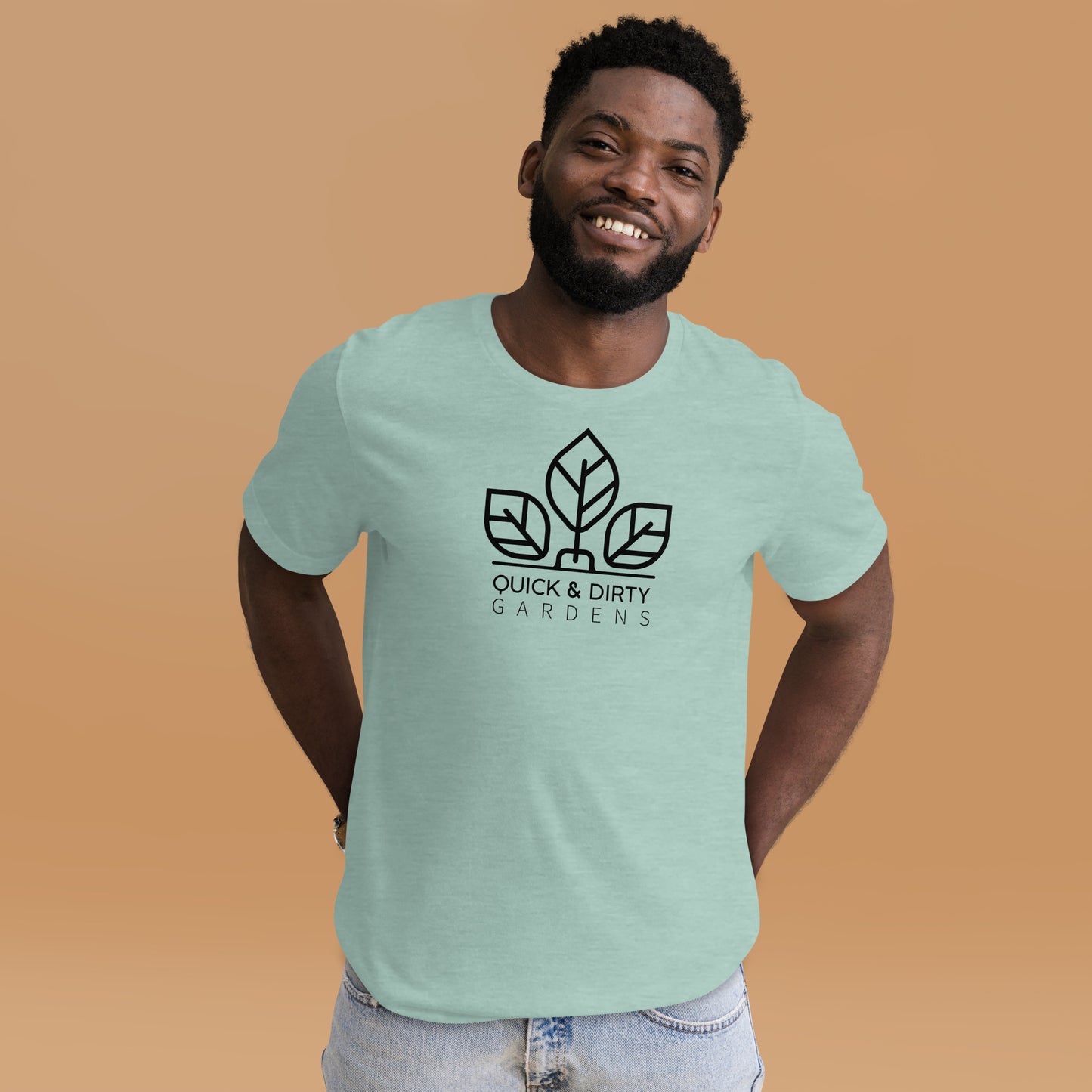 Quickanddirtygardens logo t-shirt