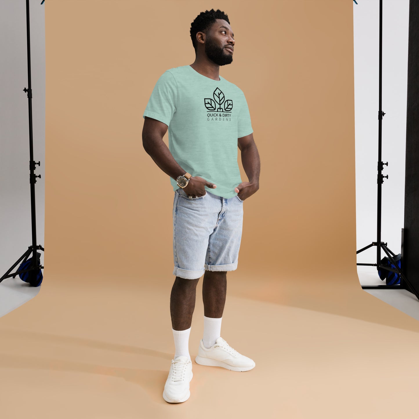 Quickanddirtygardens logo t-shirt
