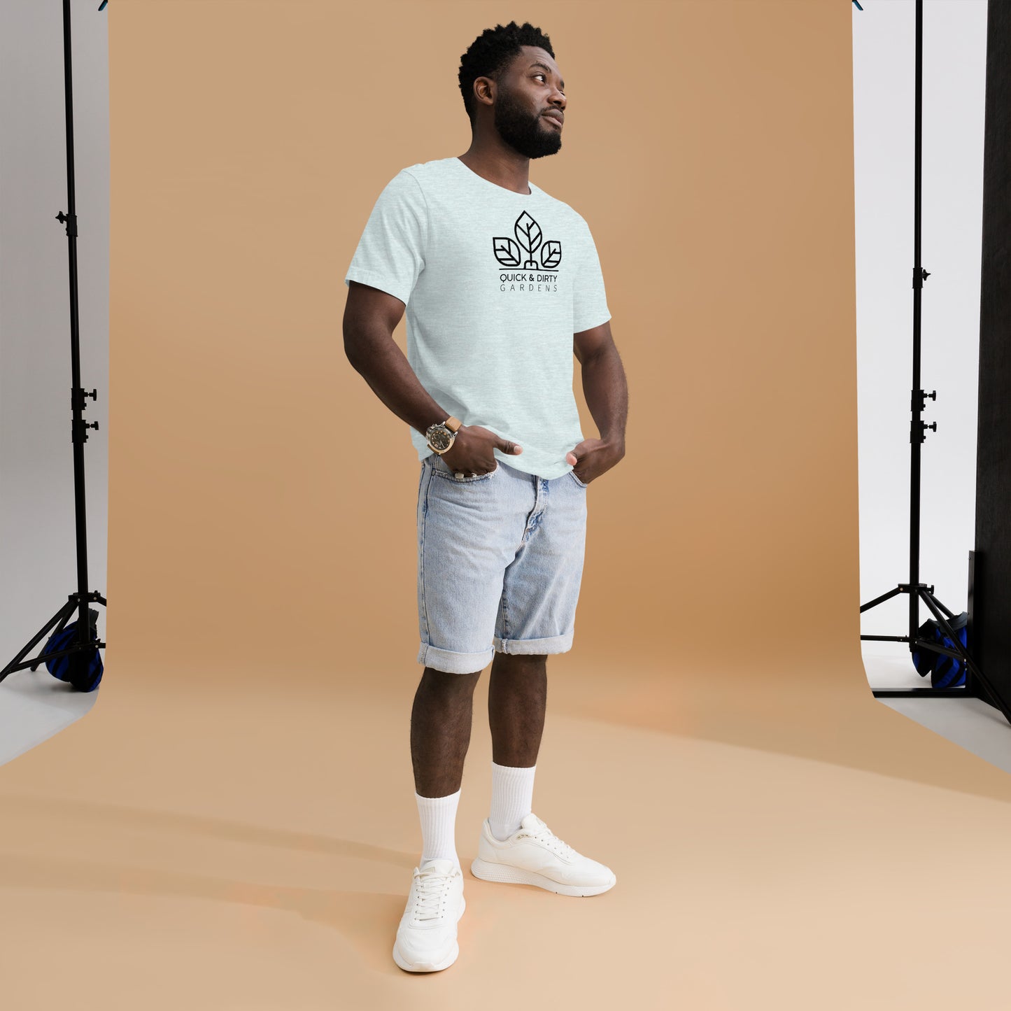 Quickanddirtygardens logo t-shirt