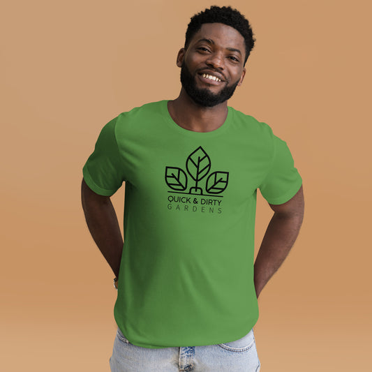 Quickanddirtygardens logo t-shirt