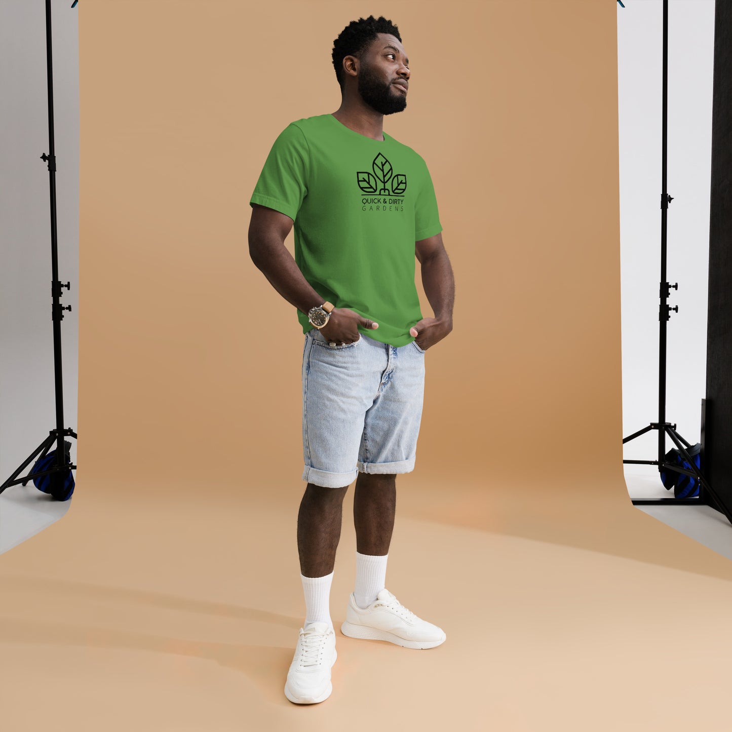 Quickanddirtygardens logo t-shirt
