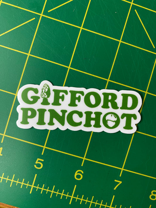 Gifford Pinchot sticker(green font)