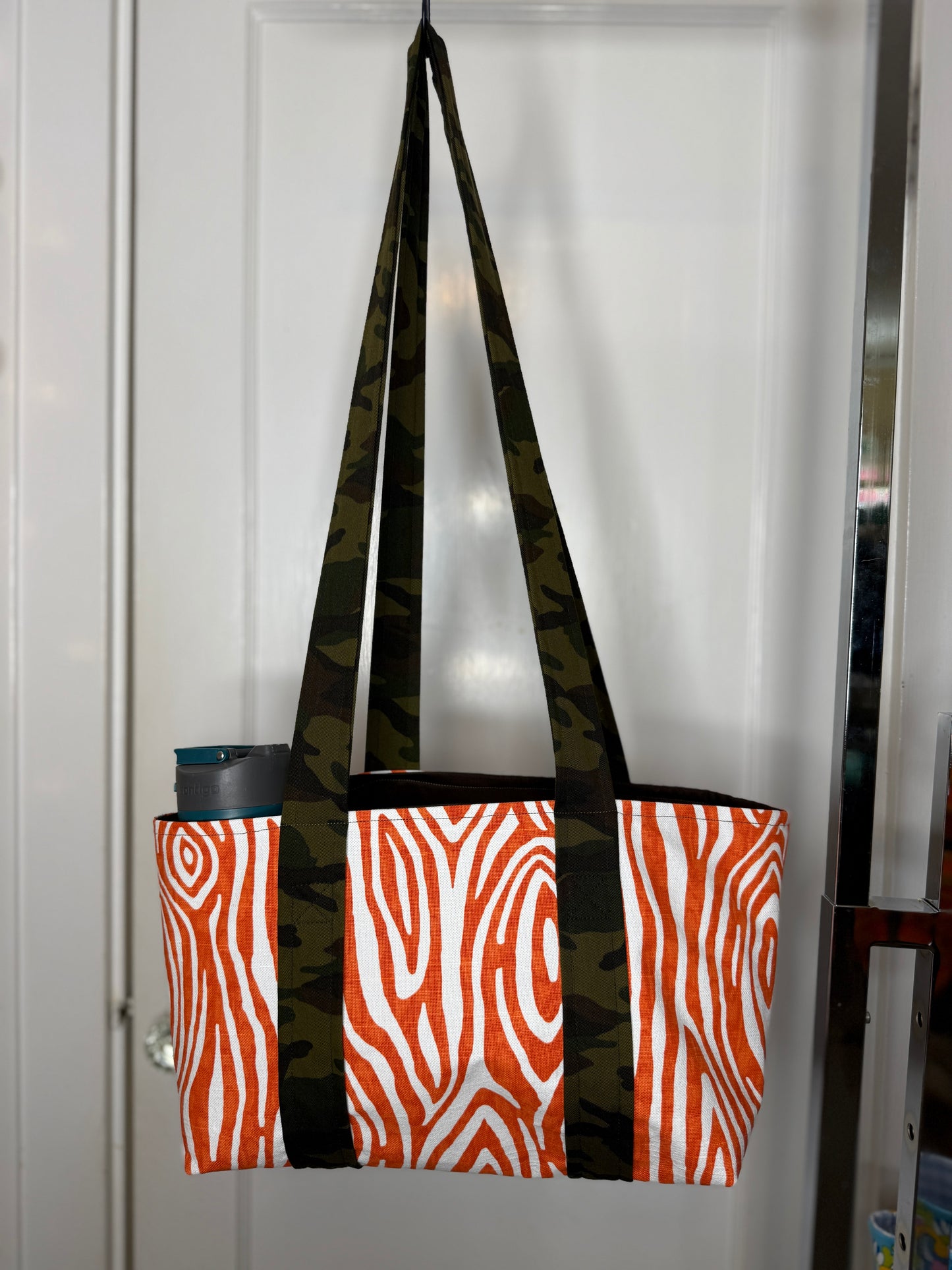 Wood Grain Mini Tote Bag