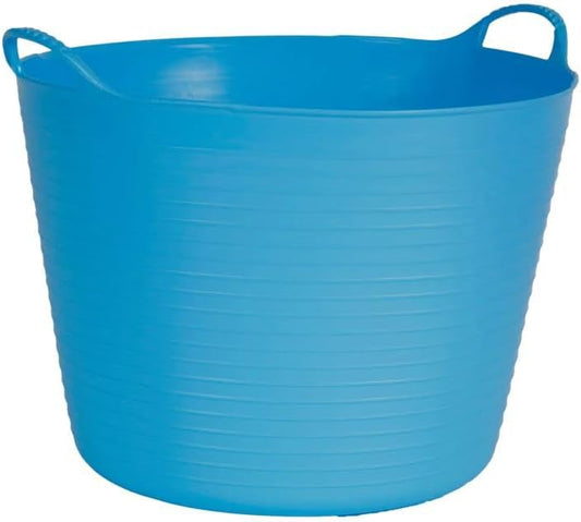 Red Gorilla Large Flexible Plastic Tub, Toy Storage, Laundry, Gardening & More, 38 Liter/10 Gallon, Blue