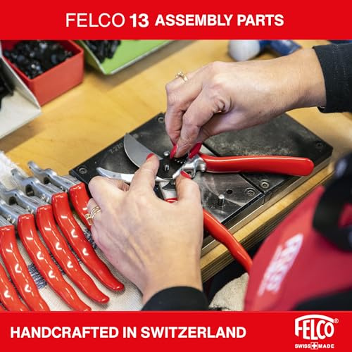 Felco F2 Pruning Shears – 9.25" Swiss-Made Garden Clippers for Professional Pruning | Hand Pruners for Gardening | Garden Tool Cutter with Precision Bypass Blade, Aluminum Body, Replaceable Parts