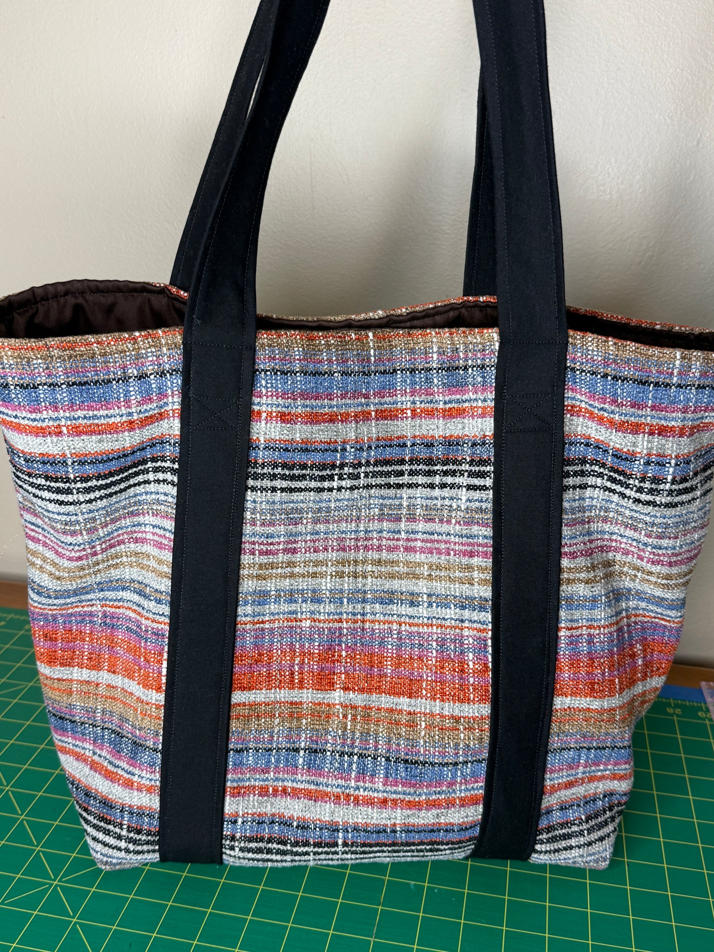 Silk Tweed Tote Bag