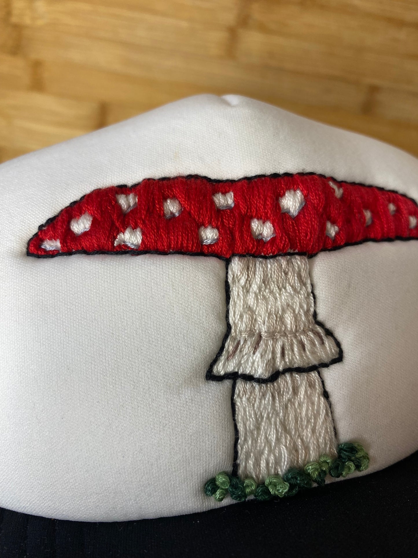 Embroidered Amanita Trucker Hat