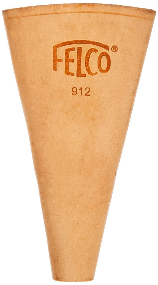 FELCO F910 USA Made Leather Holster – Belt Pouch for Pruners, Wire Cutters & Folding Saws | Tool Holster with Clip & Loop Attachment | Heavy-Duty Genuine Leather, Molded Fit, Universal Tool Carry