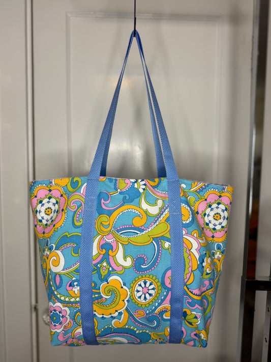 Vintage Fabric Tote Bag