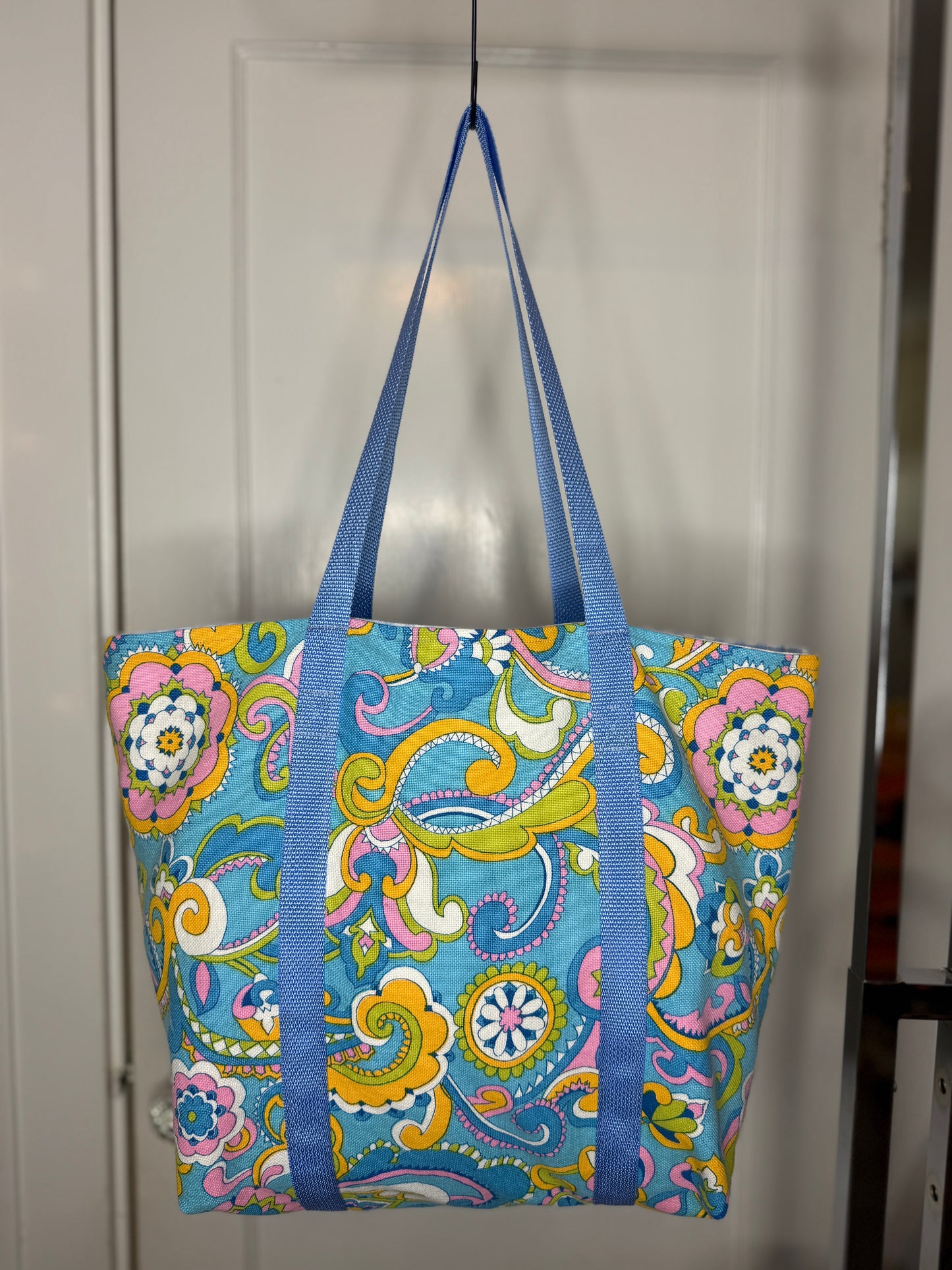 Vintage Fabric Tote Bag