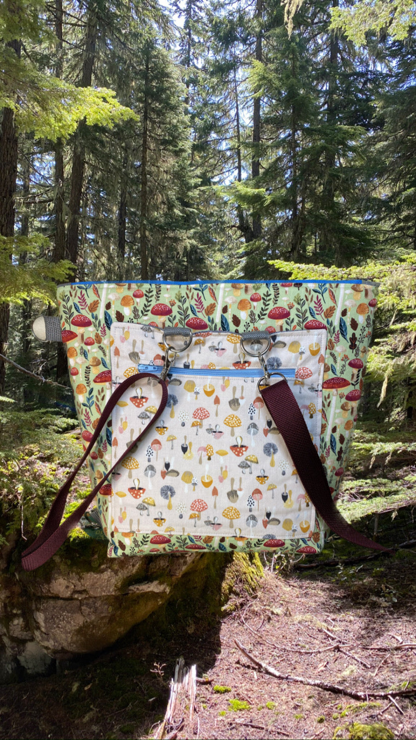 Convertible backpack, handmade