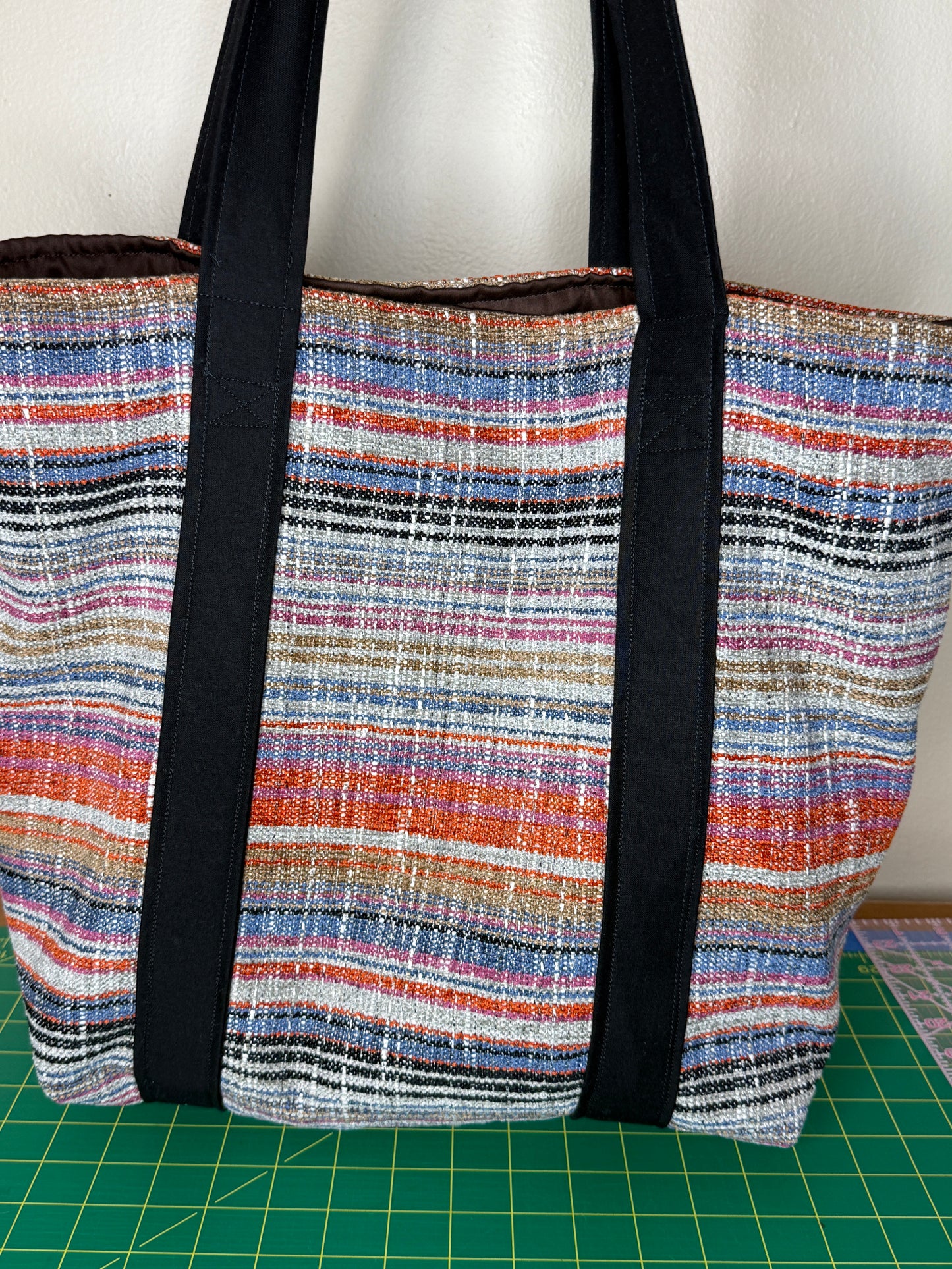 Silk Tweed Tote Bag