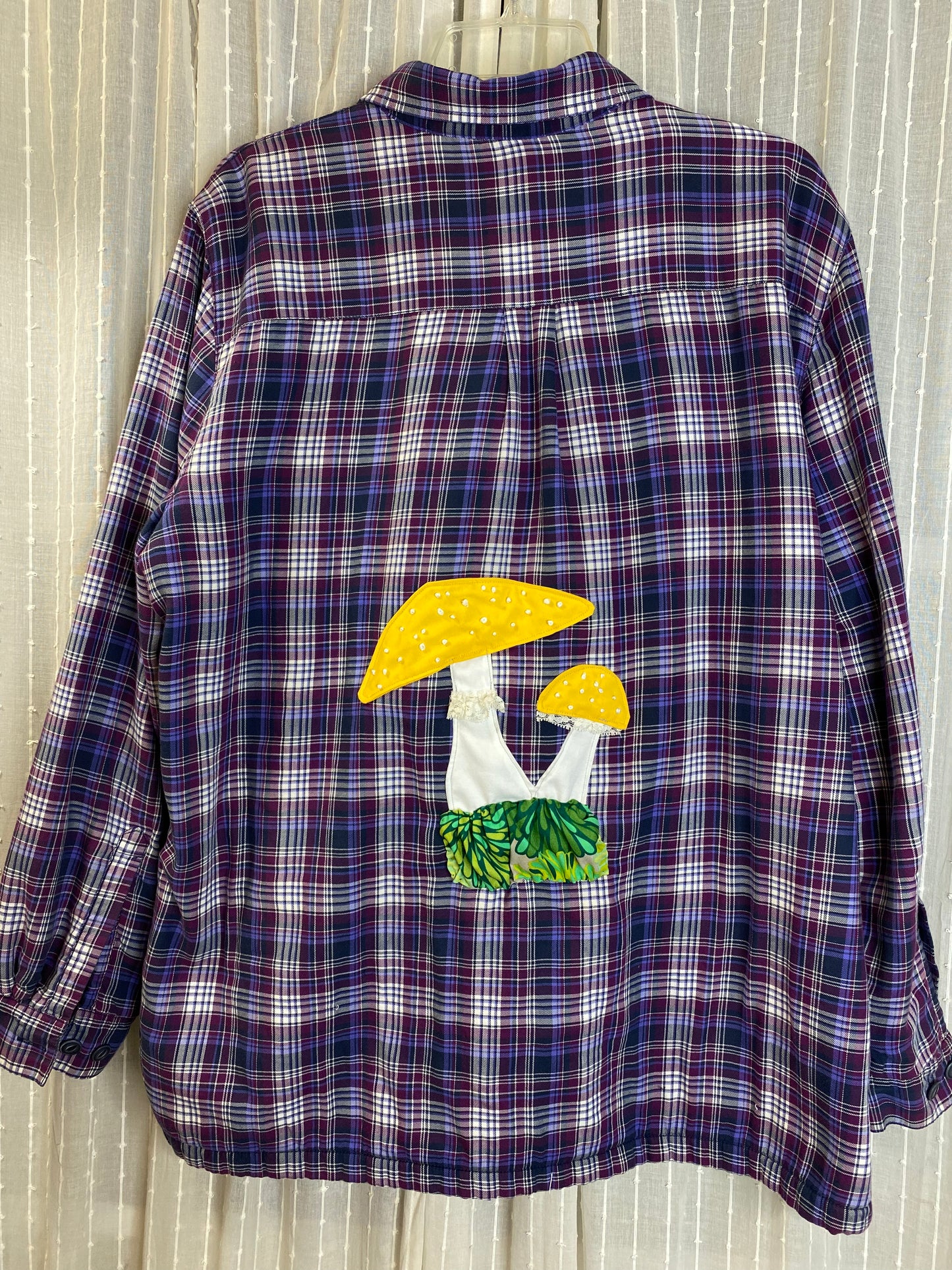 Amanita gemmata and Bolete, Insulated Flannel, Large