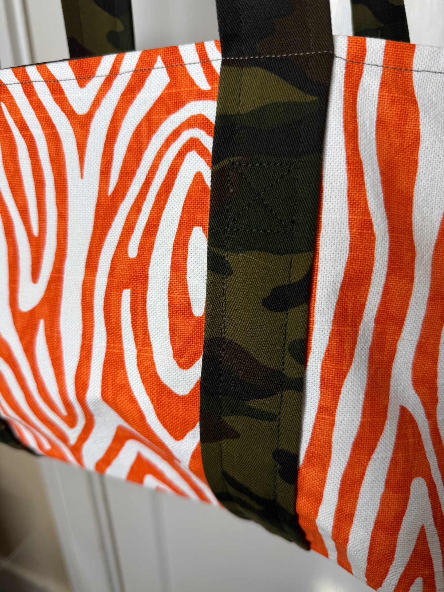 Wood Grain Mini Tote Bag