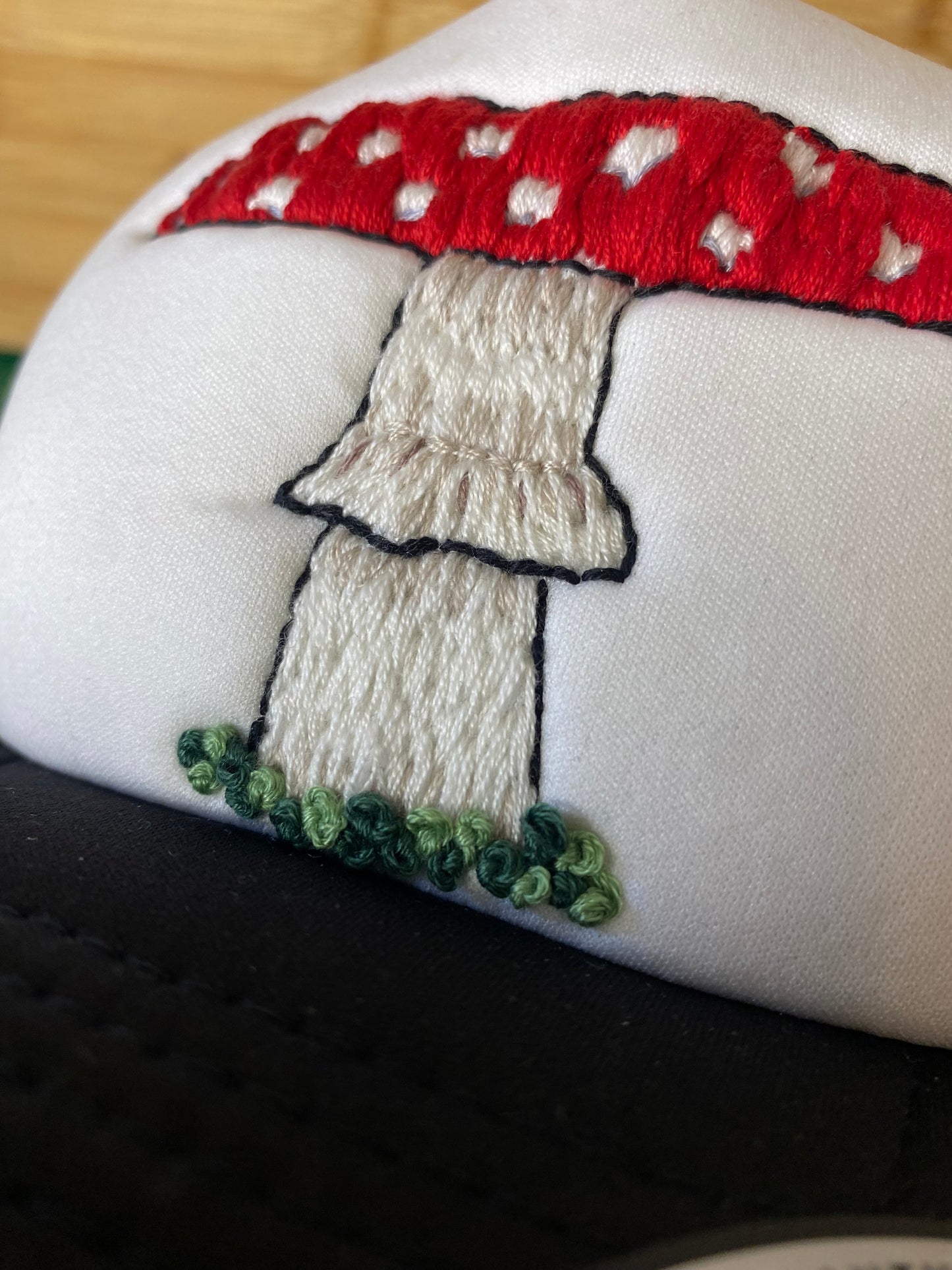 Embroidered Amanita Trucker Hat