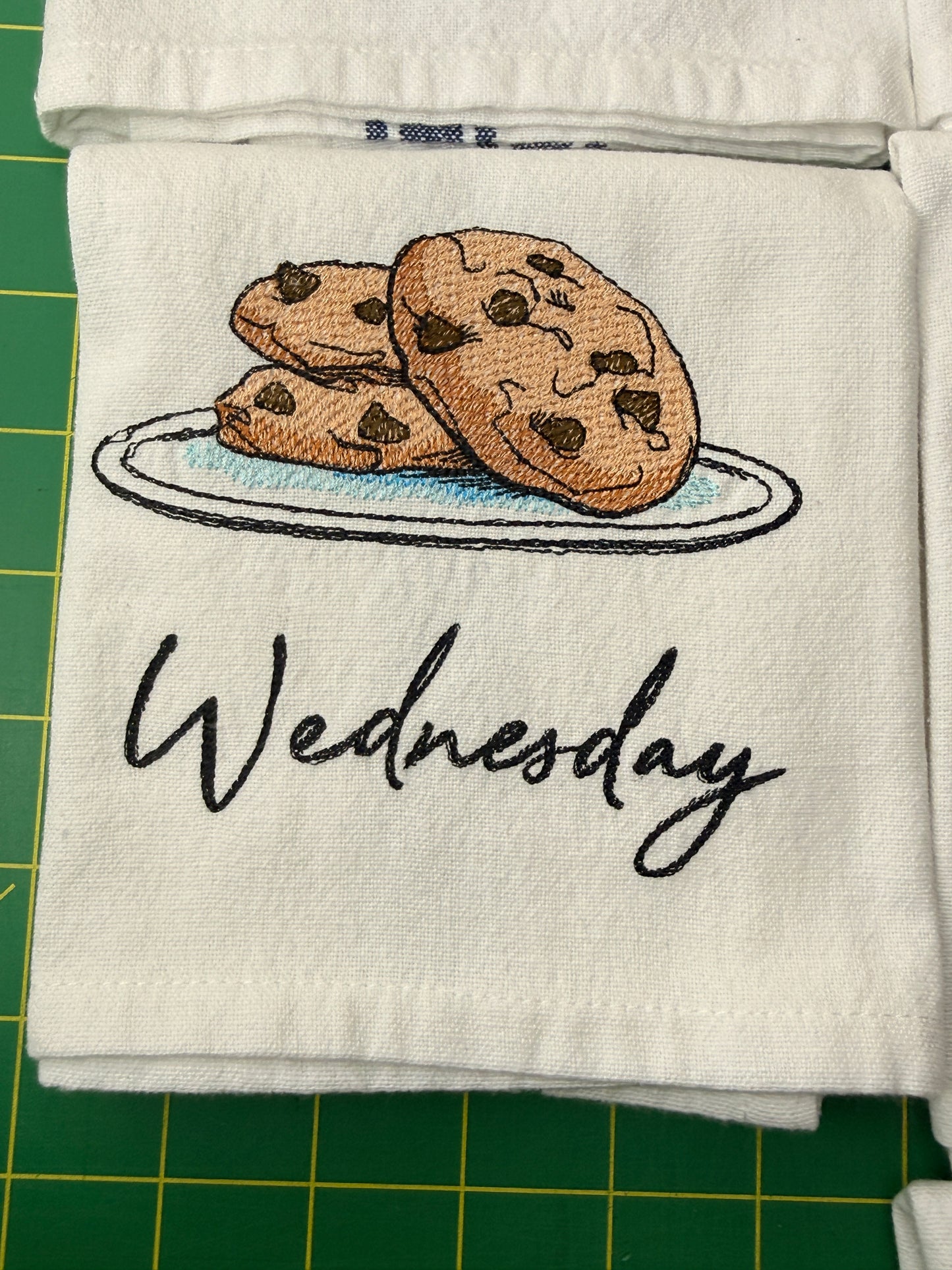 Dessert Lovers Days of the Week Towel set of 7