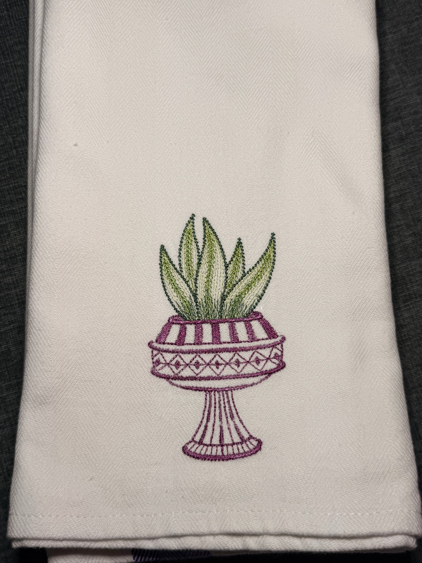 Cactus and Pottery Towels set of 4