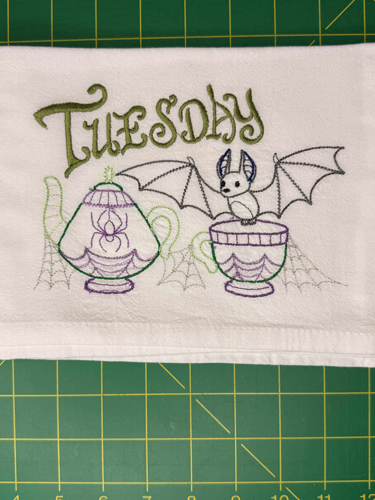 Halloween Days of the Week Towel Set of 7