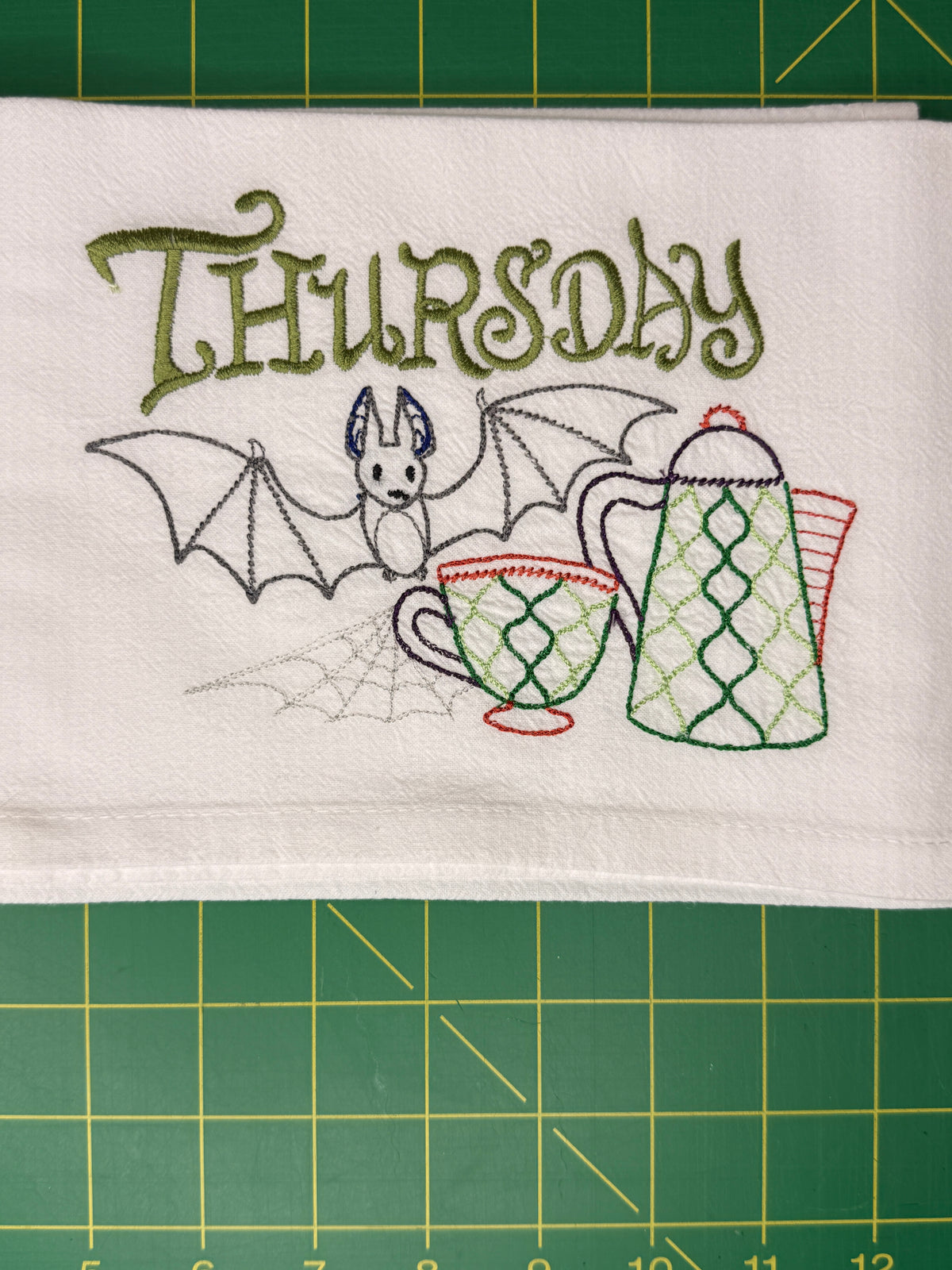 Halloween Days of the Week Towel Set of 7