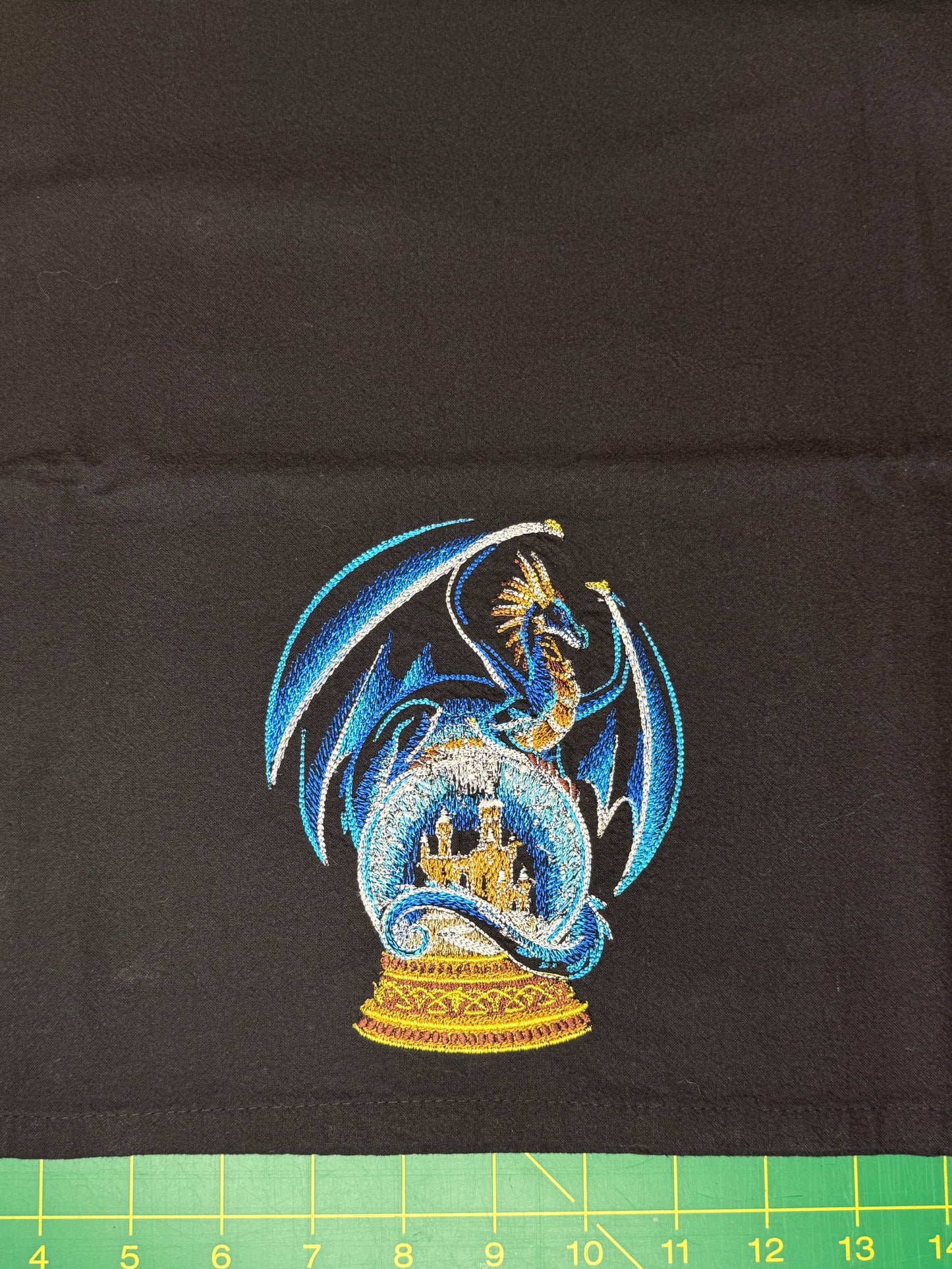 Blue Dragon Towels Set of 2