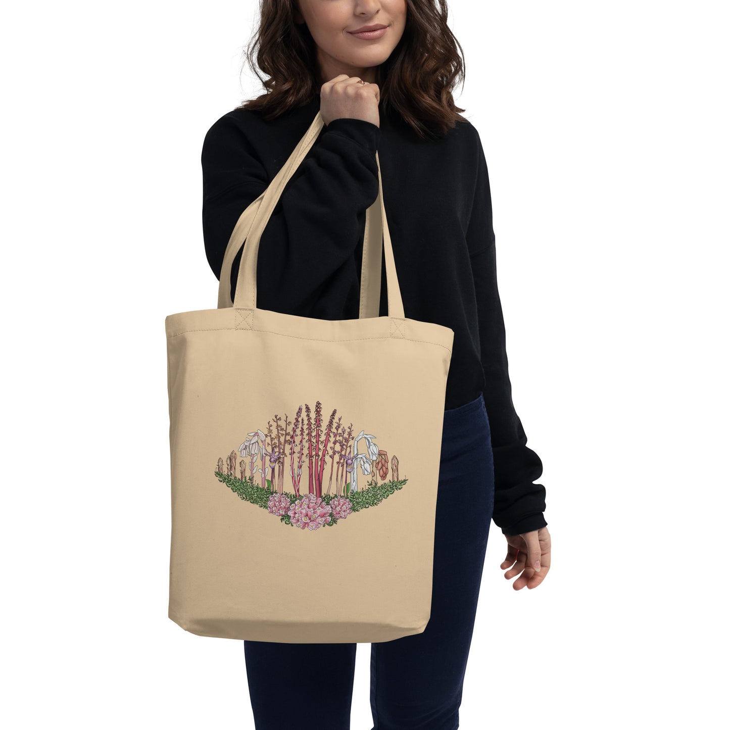 Mycoheterotroph and orchid tote bag