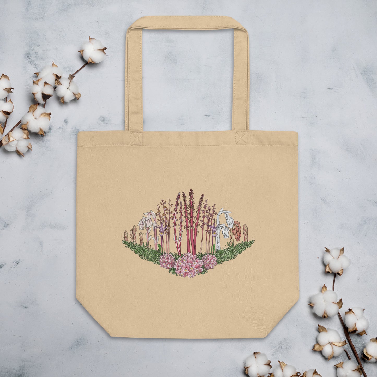 Mycoheterotroph and orchid tote bag